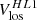 $ V_{\mathrm{los}}^{HL1} $