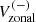 $ V_{\mathrm{zonal}}^{(-)} $