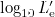 $\log _{10}L^{\prime }_{\textrm {e}}$