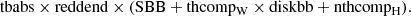 $$ \begin{aligned} \mathrm {tbabs \times reddend \times (SBB+thcomp_{W} \times diskbb+ nthcomp_{H})}. \end{aligned} $$