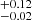 $ ^{+0.12}_{-0.02} $