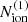 $ N_{\mathrm{ion}}^{(1)} $
