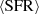 $ \rm \langle SFR \rangle $