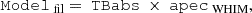 $$ \begin{aligned} \mathtt {Model} _\text{ fil} =\ \mathtt {TBabs} \ \times \ \mathtt {apec} _\text{ WHIM}, \end{aligned} $$