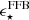 $ \epsilon_{\star}^{\mathrm{FFB}} $