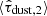 $ \langle \hat{\tau}_{\mathrm{dust, 2}} \rangle $