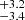 $ ^{+3.2}_{-3.4} $