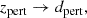 $$ \begin{aligned} z_{\rm pert}&\rightarrow d_{\rm pert}, \end{aligned} $$