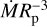 $\dot MR_{\rm{p}}^{ - 3}$