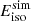 $ E_\mathrm{{iso}}^\mathrm{{sim}} $