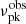 $ \nu^{\mathrm{obs}}_{\mathrm{pk}} $
