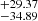 $ ^{+29.37}_{-34.89} $