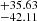 $ ^{+35.63}_{-42.11} $