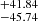 $ ^{+41.84}_{-45.74} $