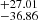 $ ^{+27.01}_{-36.86} $
