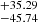 $ ^{+35.29}_{-45.74} $