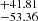 $ ^{+41.81}_{-53.36} $