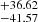 $ ^{+36.62}_{-41.57} $