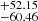 $ ^{+52.15}_{-60.46} $
