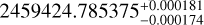 $\[2459424.785375_{-0.000174}^{+0.000181}\]$