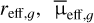 ${{\rm{r}}_{{\rm{eff,}}g}}{\rm{,}}\,{{\rm{\bar \mu }}_{{\rm{eff,}}g}}$