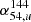$ \alpha_{54,u}^{144} $