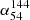 $ \alpha^{144}_{54} $