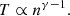 $$ \begin{aligned} T\propto n^{\gamma -1} {.} \end{aligned} $$
