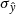 $ \sigma_{\hat{y}} $