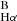 $ ^{\mathrm{B}}_{\mathrm{H\alpha}} $