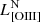 $ L^{\mathrm{N}}_{\mathrm{[OIII]}} $