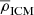 $ \overline{\rho}_{\mathrm{ICM}} $