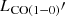 $ L_{\mathrm{CO(1{-}0)}}\prime $