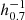 $ h_{0.7}^{-1} $