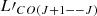 $ L\prime_{CO(J+1--J)} $
