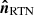 $ \boldsymbol{\hat{n}}_{\mathrm{RTN}} $