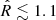 $ \hat{R}\lesssim1.1 $