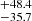 $ ^{+48.4}_{-35.7} $