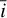 ${\bar i}$