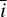 ${\bar i}$