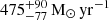 $ {475^{+90}_{-77}\,\mathrm{M}_{\odot}\,\mathrm{yr}^{-1}} $