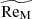$ \widetilde{\mathrm{Re}_{\mathrm{M}}} $
