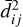 $\[\bar{d}_{i j}^{2}\]$
