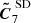 $ \boldsymbol{\tilde{C}}^\text{ SD}_{7} $