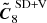 $ \boldsymbol{\tilde{C}}^\text{ SD+V}_{8} $