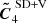 $ \boldsymbol{\tilde{C}}^\text{ SD+V}_{4} $