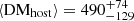$ \langle\mathrm{DM}_{\mathrm{host}} \rangle = 490^{+74}_{-129} $