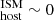 $ _{\mathrm{host}}^{\mathrm{ISM}}\sim0 $