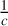 $(1)/(c)$