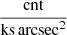 $ \frac{\mathrm{cnt}}{\mathrm{ks\, arcsec}^2} $